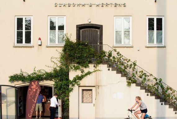 Eingang Rheinbastion Creperie