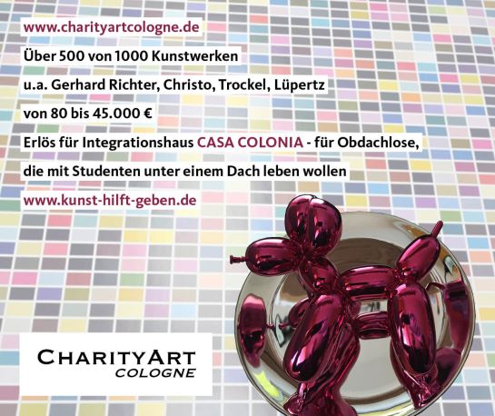 Charity Art Cologne - Kunst hilft geben - Banner mobile