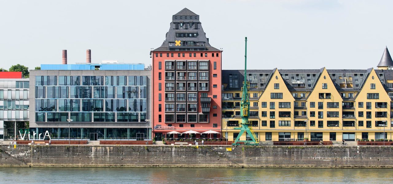 Panorama Ansicht von Vitra, Silo 23 und dem Siebengebirge